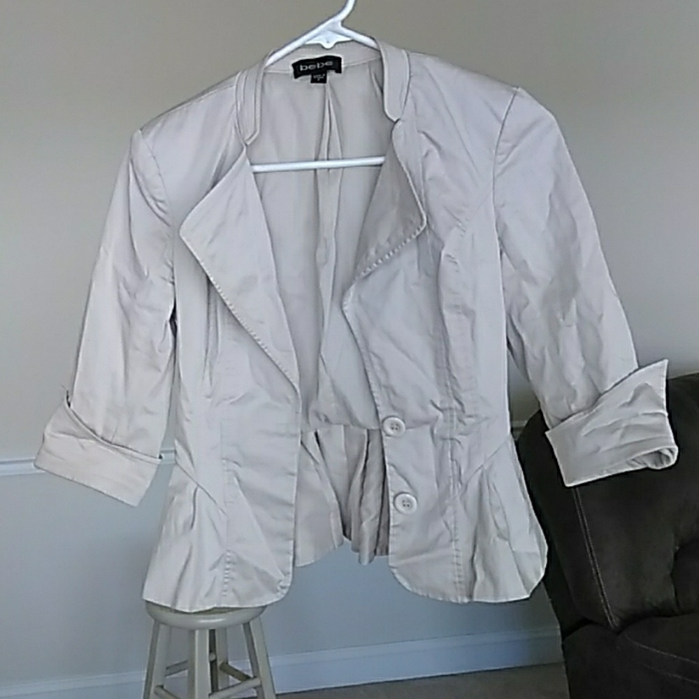 Bebe's short blazer jacket